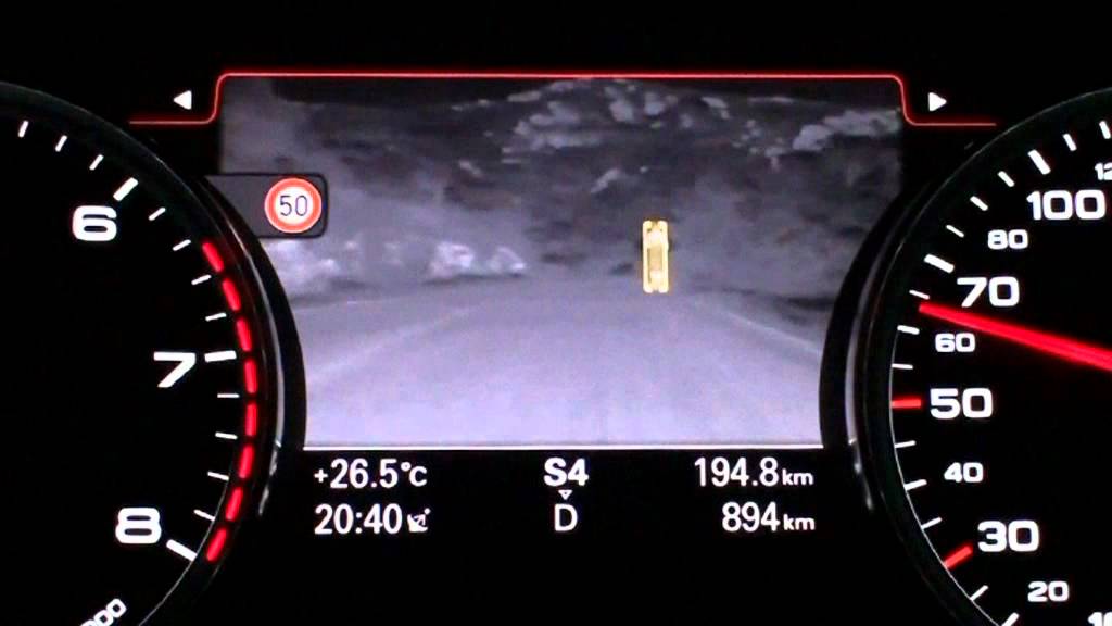 Ночное видение в автомобиле Audi A8