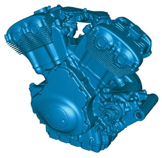 3D модель двигателя