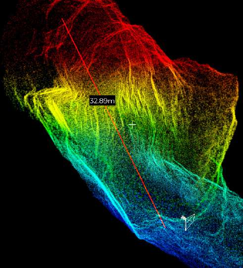 3D-модель для расчета объема засыпки