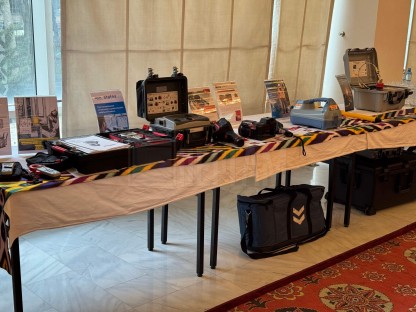 Оборудование на семинаре в Душанбе