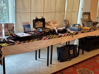 Оборудование на семинаре в Душанбе