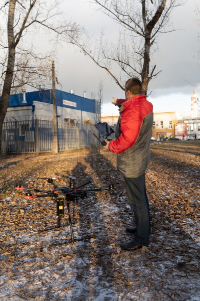 Тест-драйв БПЛА для поиска утечек метана