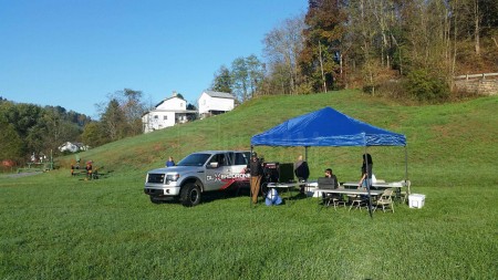 Испытания квадрокоптера для поиска утечек метана