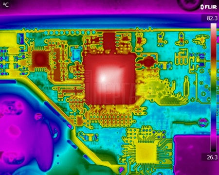 Термограмма платы