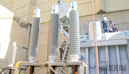 Силовой трансформатор на Токтогульской ГЭС