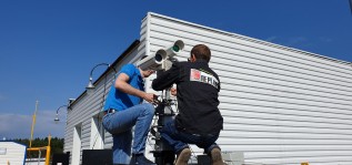 Установили дистанционный детектор метана «ДЛС-КС мини» на ГРС в Бужаниново