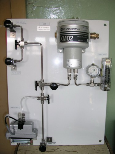 Калибровка газоанализатора на стенде в Пергам