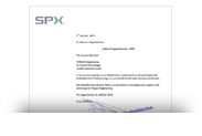 Лист назначения SPX Кыргызстан