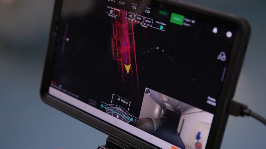 Оцифровка помещения с помощью Elios 3