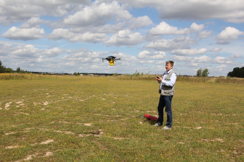 Laser Falcon и Mavic Pro DJI