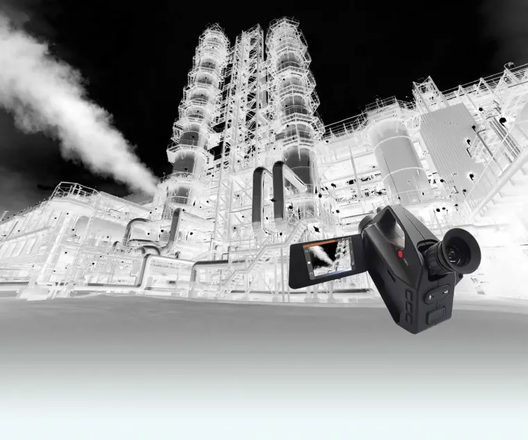 Тепловизор поиск утечек газа