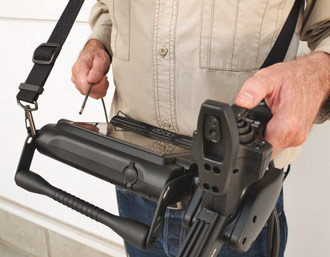 Удобство эксплуатации с помощью наплечного ремня