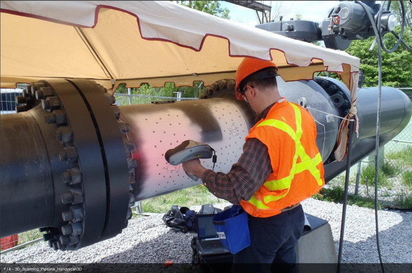 Оцифровка трубопровода