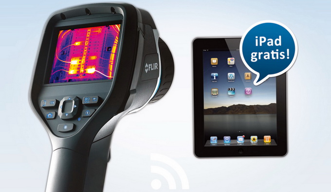 Тепловизор Flir E60 и ipad Тепловизор Flir E60 и ipad